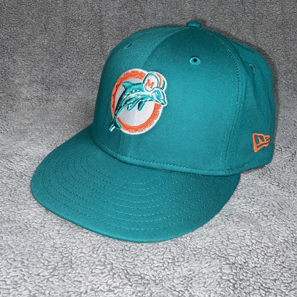 New‎ Era Miami Dolphins Hat Throwback 9FIFTY Snapback Adjustable Can
